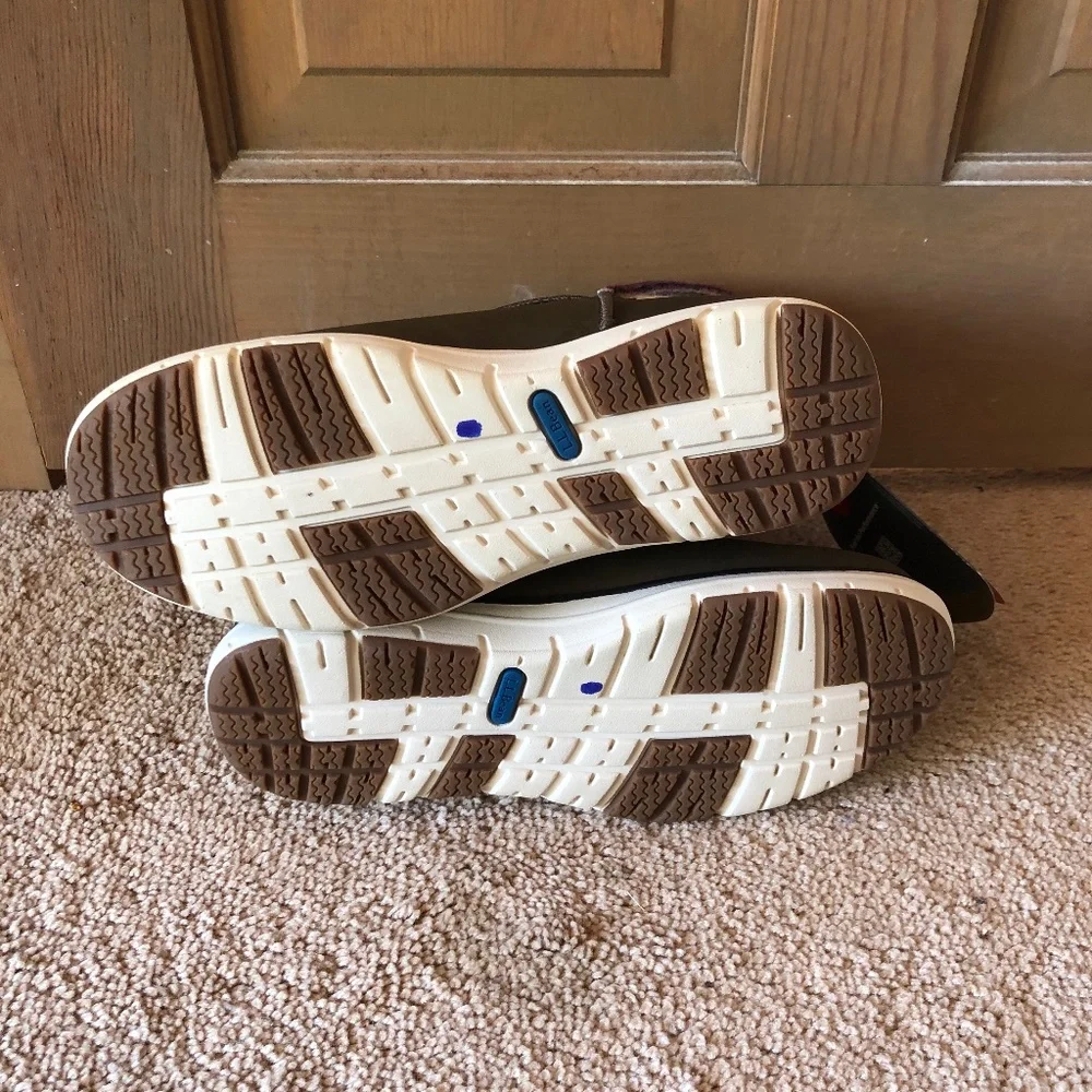 LL Bean‎ fair isle  leather boots NWT